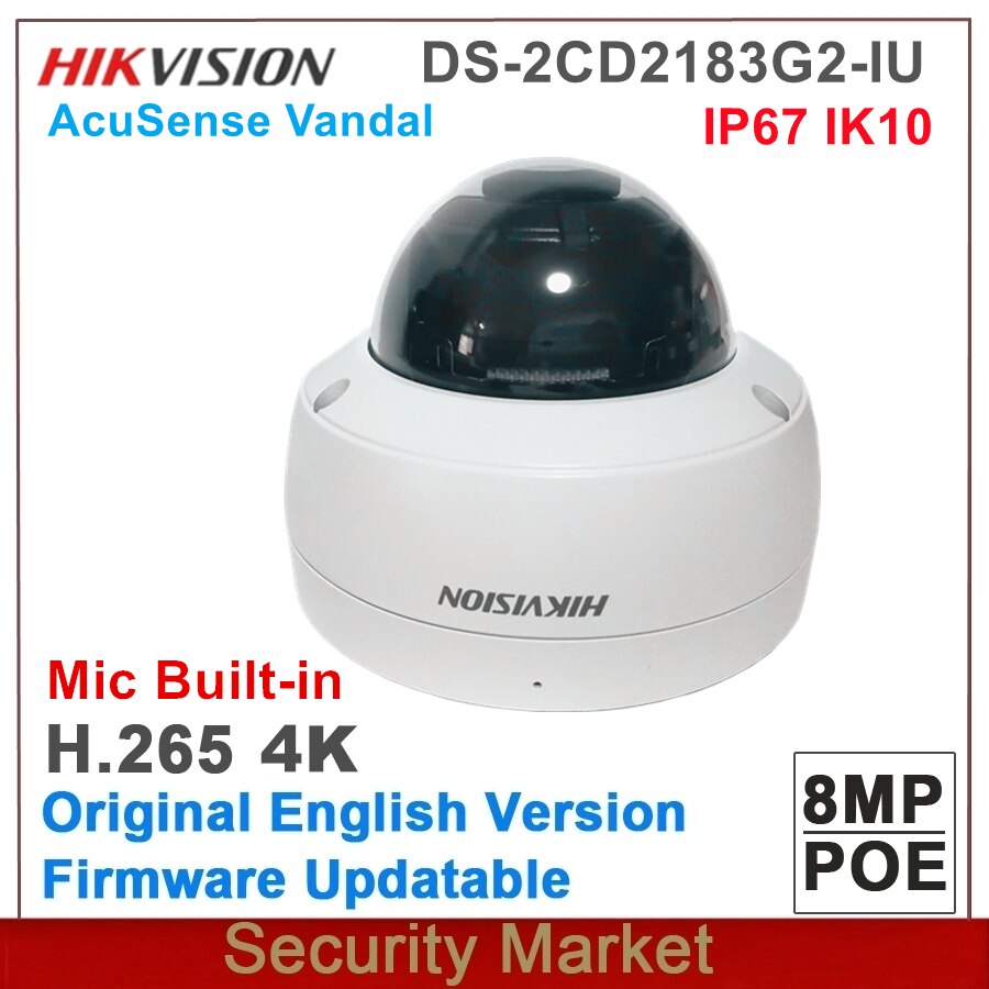 Hikvision  DS-2CD2183G2-IU AcuSense 4K WDR..
